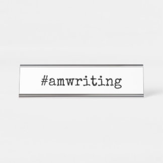 #amwriting placa de nombre