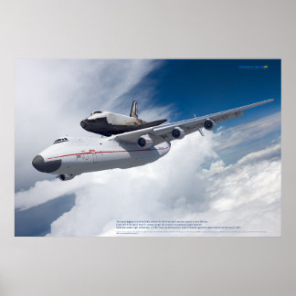 An-225 Mriya y Buran: Póster de la Leyenda de la A