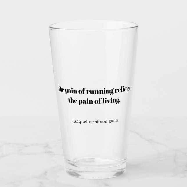 An inspirational quote for runners (Anverso)