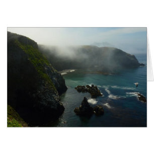 Anacapa Island brumoso en Channel Islands