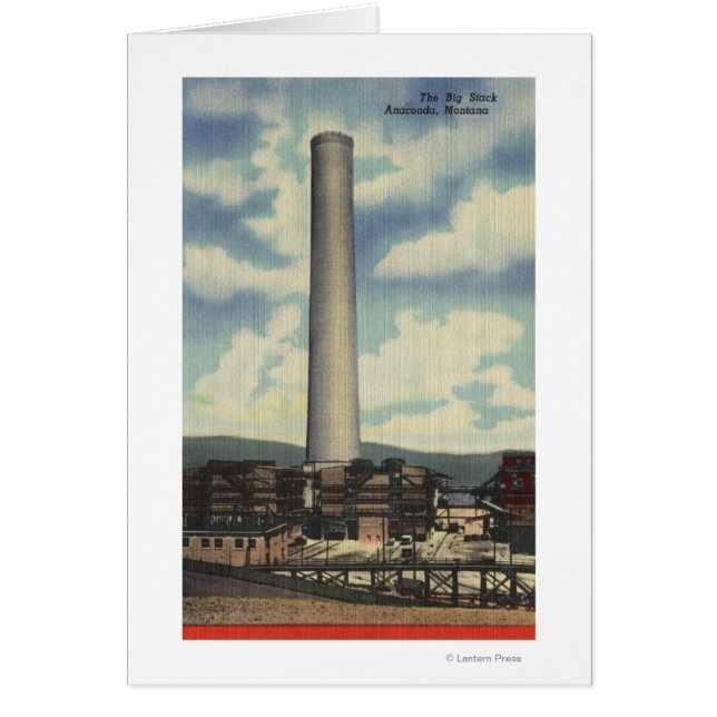 Anaconda, Montana - Fundición Washoe (Frente)