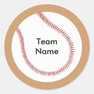 Añada a los pegatinas conocidos del béisbol del