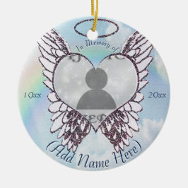 Añada el ornamento conmemorativo de la foto el |