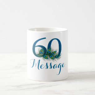 Añada la 60.a taza personalizada conocida del