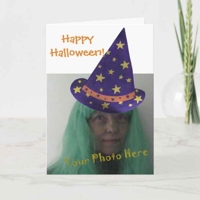 Añada las tarjetas del feliz Halloween de la (Anverso)