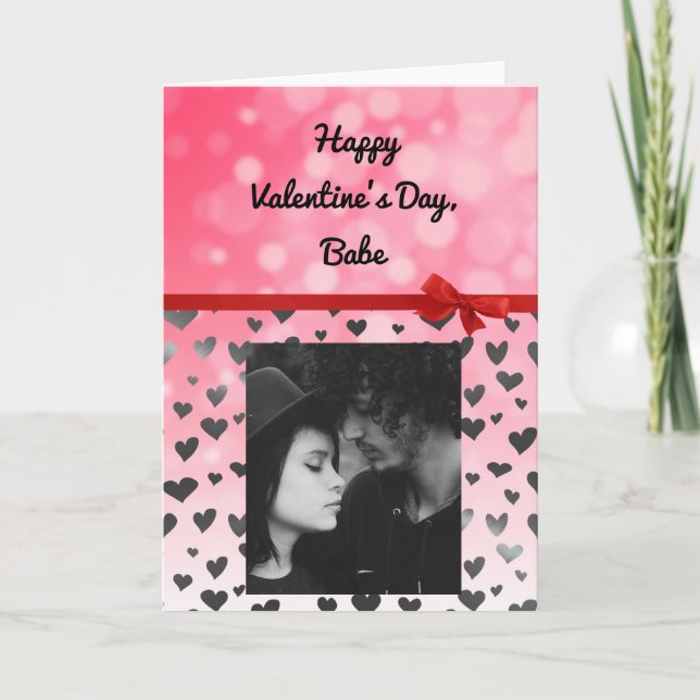 Añada su foto a esta tarjeta del el día de San (Anverso)