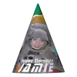 Añada su gorra del fiesta del astronauta de la