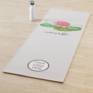 Añada su logotipo Lotus Yoga Mat