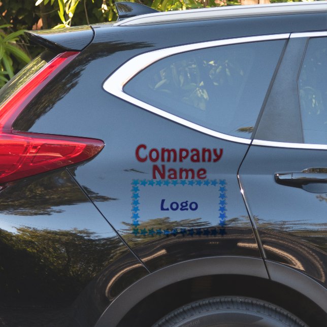añada su Personalizado de negocios Pegatina de Vin (Lado del coche)
