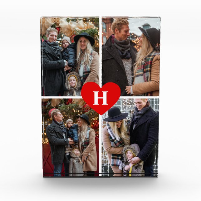 Añada su propio bloque con monograma de la foto (Anverso)