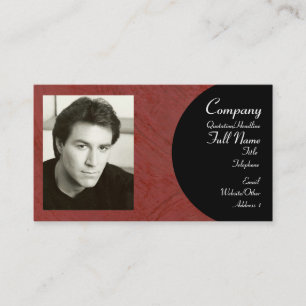 Añada su tarjeta de visita de la imagen