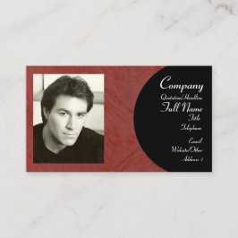 Añada su tarjeta de visita de la imagen