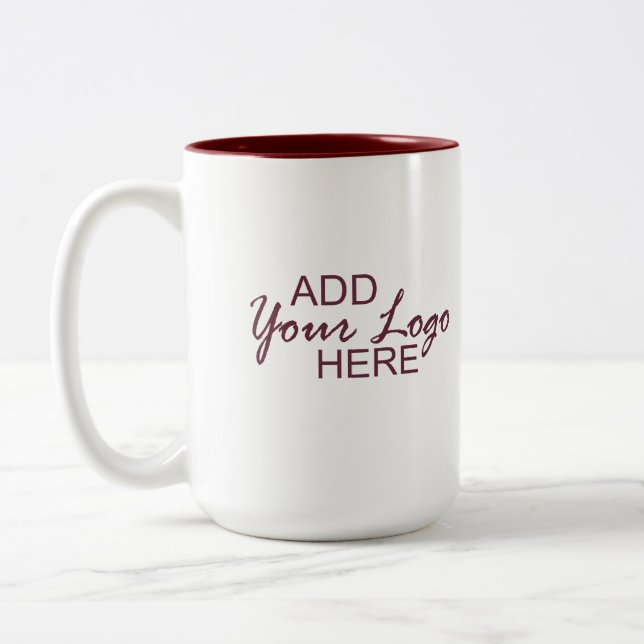 añada su taza del logotipo (Izquierda)
