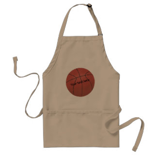Añada sus delantales del baloncesto del texto aquí
