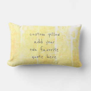 añada tu cita almohada estilo angustiado decoració