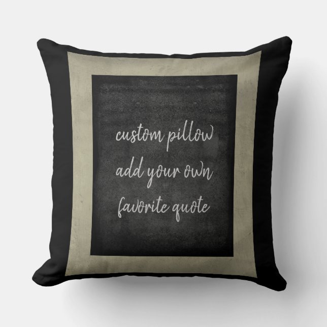 añada tu propia almohada de presupuesto para una d (Anverso)