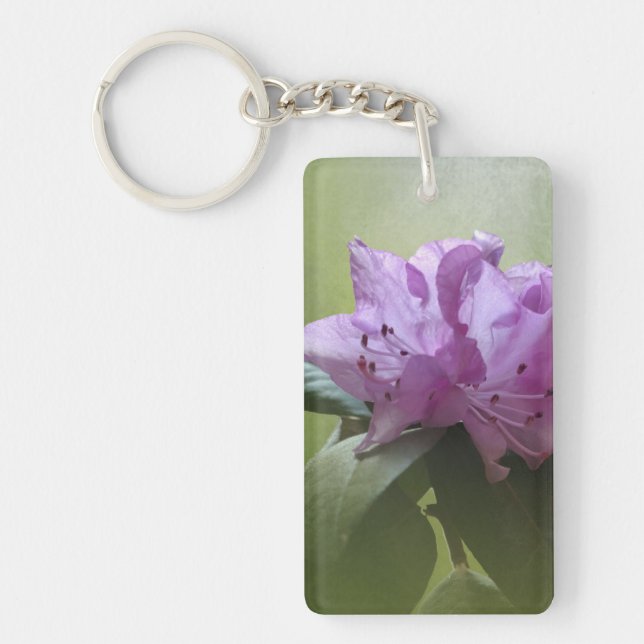 añada un llavero de la flor de la foto (Frente)