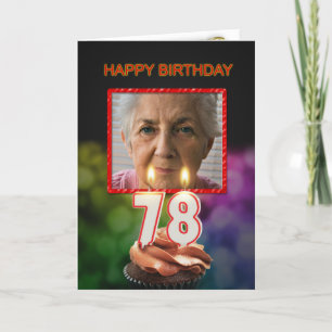 Añada una imagen, 78.a tarjeta de cumpleaños con