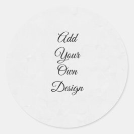 Añade tu propio diseño - Pegatina redonda