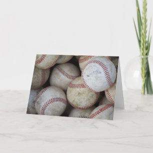 Añade tu propio texto Tarjeta temática de béisbol