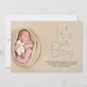 Añade tu tarjeta de Invitación para bebé de fotos