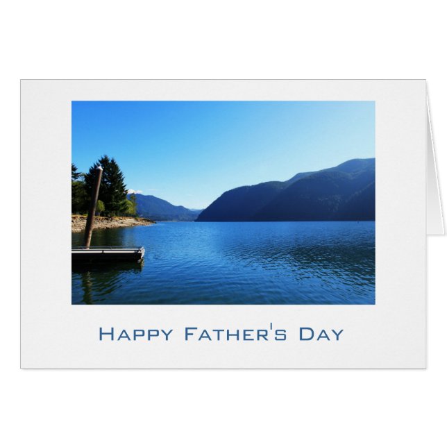Añade tu texto tarjeta del Día del Padre. Foto pai (Anverso (Horizontal))