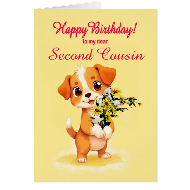 Añadir cualquier relación Cachorro de cumpleaños y (Frente)