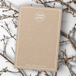 Añadir el borde blanco del logotipo Tarjeta de vis