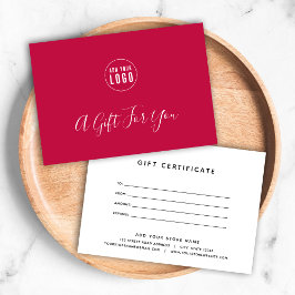 Añadir el certificado de regalo de color del Perso