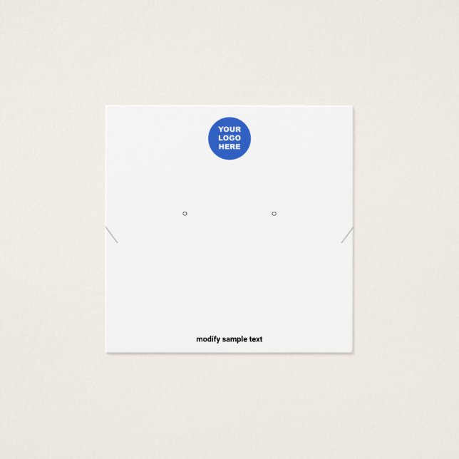 Añadir el collar del logotipo y la tarjeta de visu (Anverso)