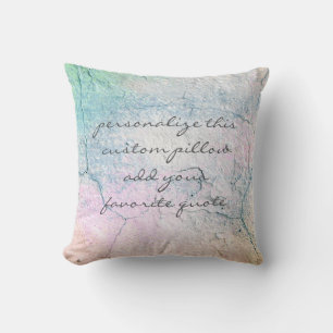 añadir el diseño de estuco de pintura de almohada