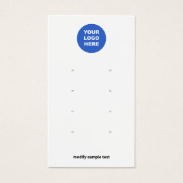 Añadir el logotipo 8 tarjeta de visualización del