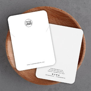 Añadir el logotipo de la tarjeta Minimalista de vi