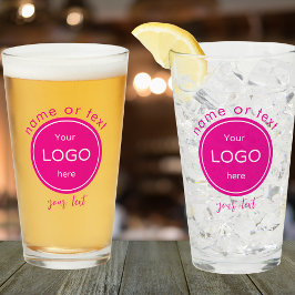 Añadir el logotipo de su empresa Bar rosa