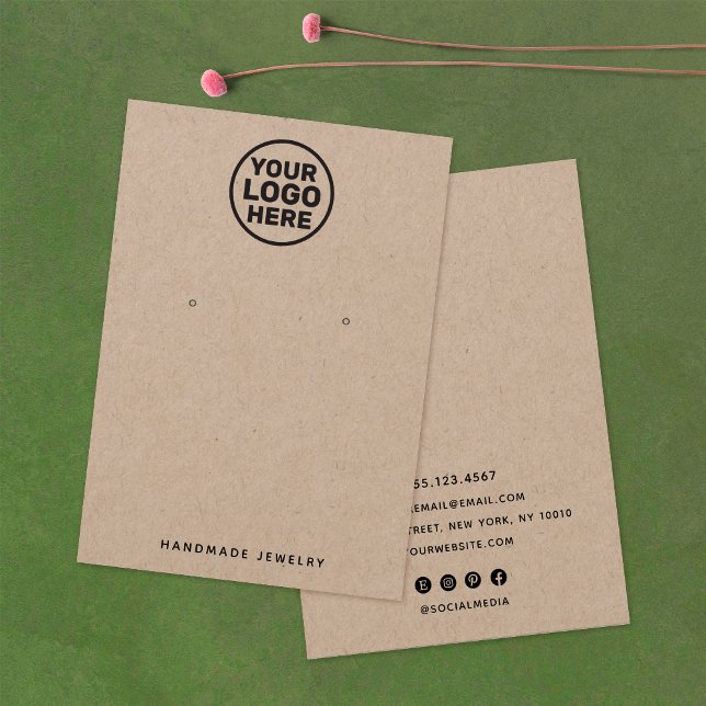 Añadir el logotipo del Personalizado Kraft Earring (Subido por el creador)