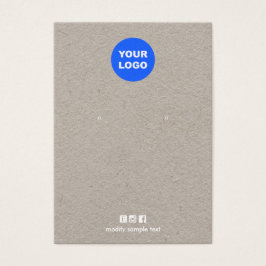 Añadir el logotipo Kraft Earring Black Display Car