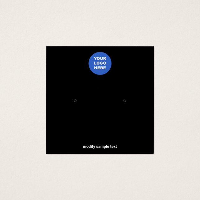 Añadir el logotipo Tarjeta de visualización de anc (Anverso)