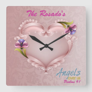 Añadir el nombre del reloj de pared cuadrado