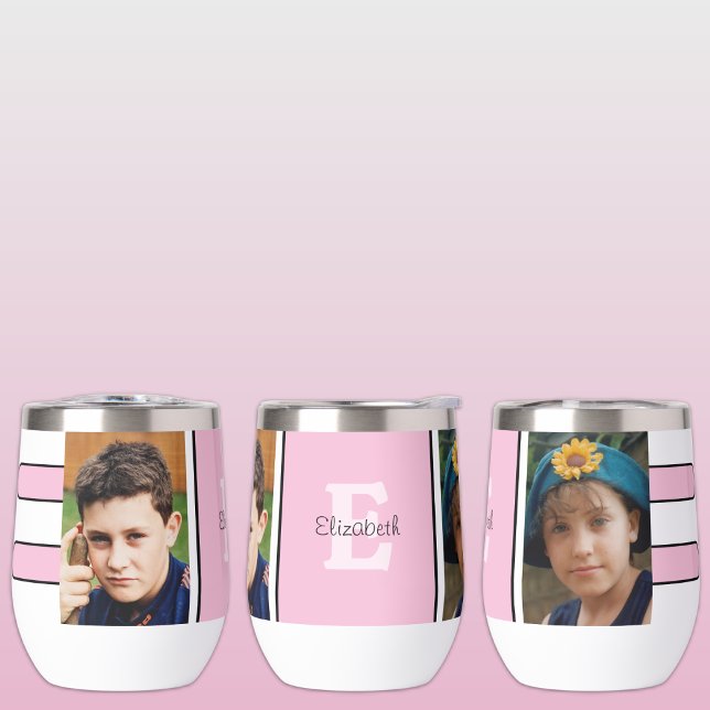 Añadir el nombre inicial 2 fotos rosadas (Subido por el creador)