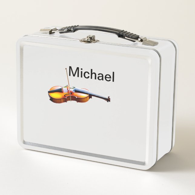 Añadir el nombre texto marrón violín amante de la  (Anverso)