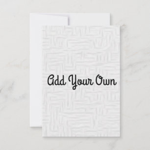 Añadir el suyo propio - Invitación