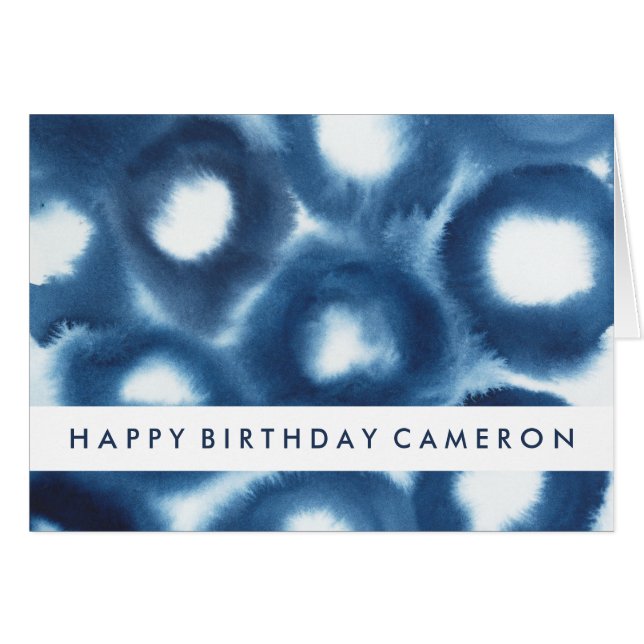 Añadir el texto | Círculos de impresión de acuarel (Anverso (Horizontal))