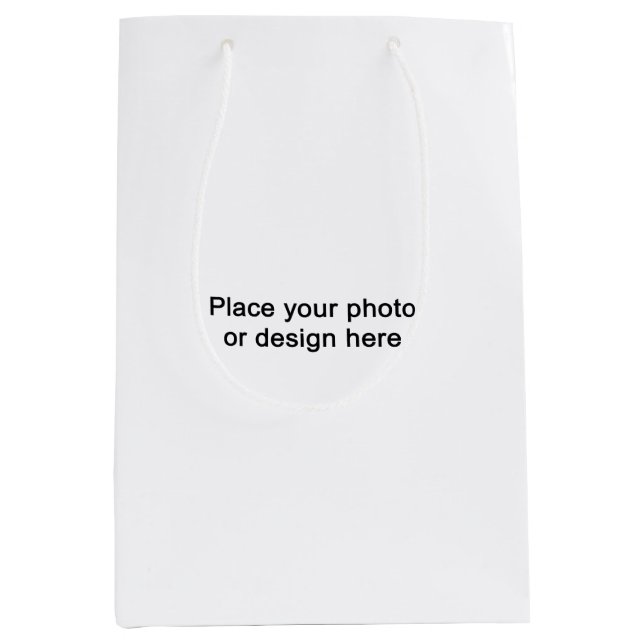 añadir la bolsa de regalo de medio de diseño (Anverso)