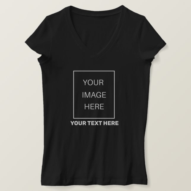 Añadir La Camiseta Del Personalizado De Imagen Y T (Anverso del diseño)