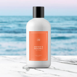 Añadir la etiqueta de producto moderna de color de