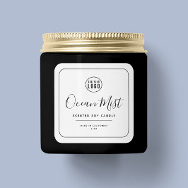 Añadir la etiqueta del borde negro del logotipo