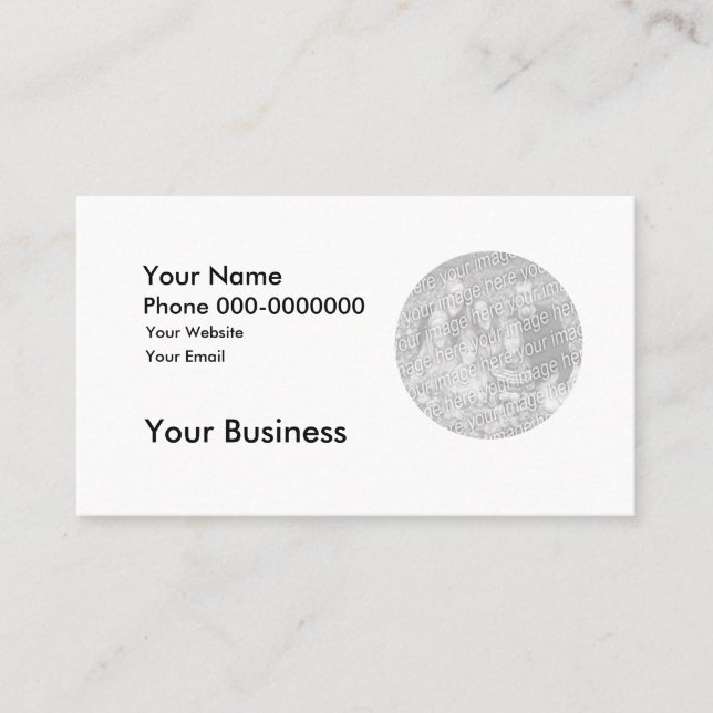 Añadir la foto a la tarjeta de visita (Anverso)