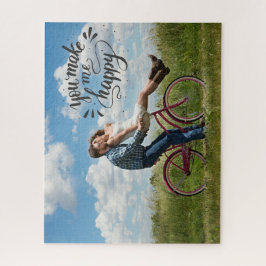 Añadir la foto | Me haces feliz rompecabezas