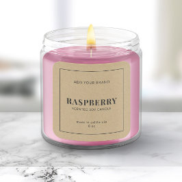 Añadir la marca Borde gris Rústico Etiqueta de pro