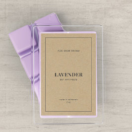 Añadir la marca Borde gris Rústico Etiqueta de pro